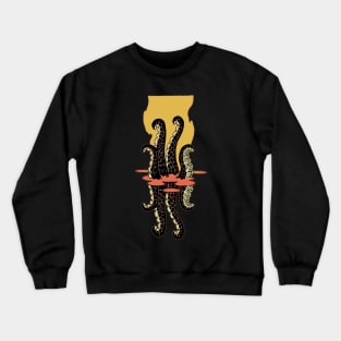 Octopus Lurking In The Murky Deep Crewneck Sweatshirt